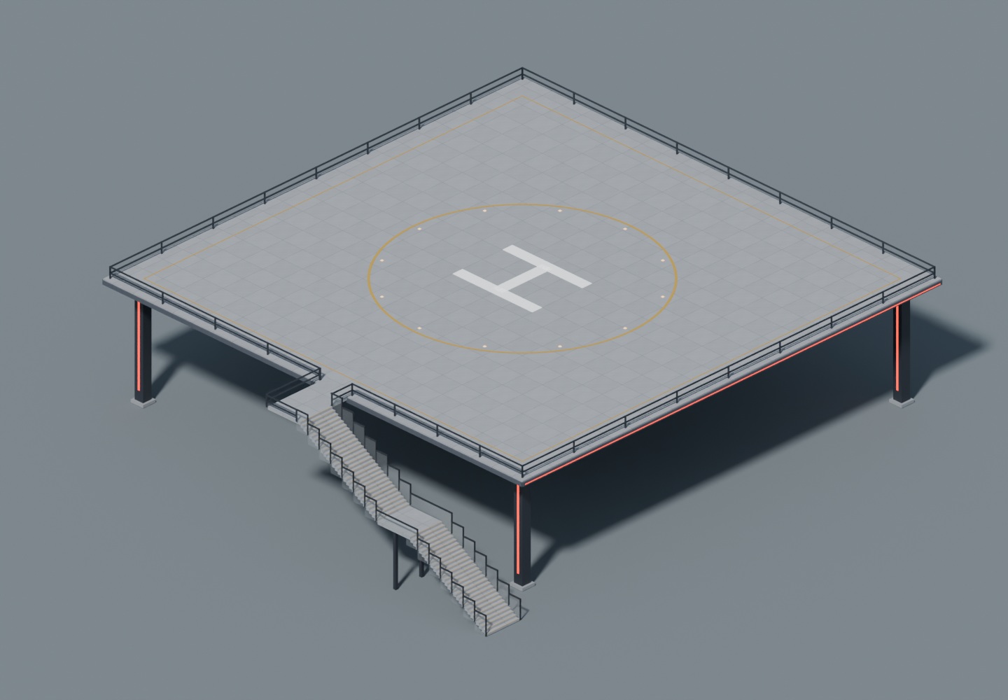 GM Raised Helipad project preview
