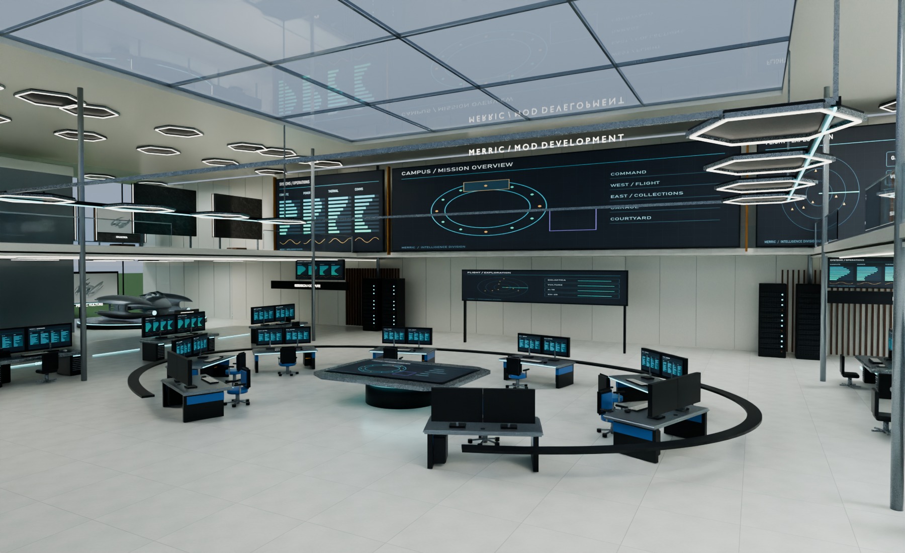 AI Tech Center Command & Welcome Hall project preview
